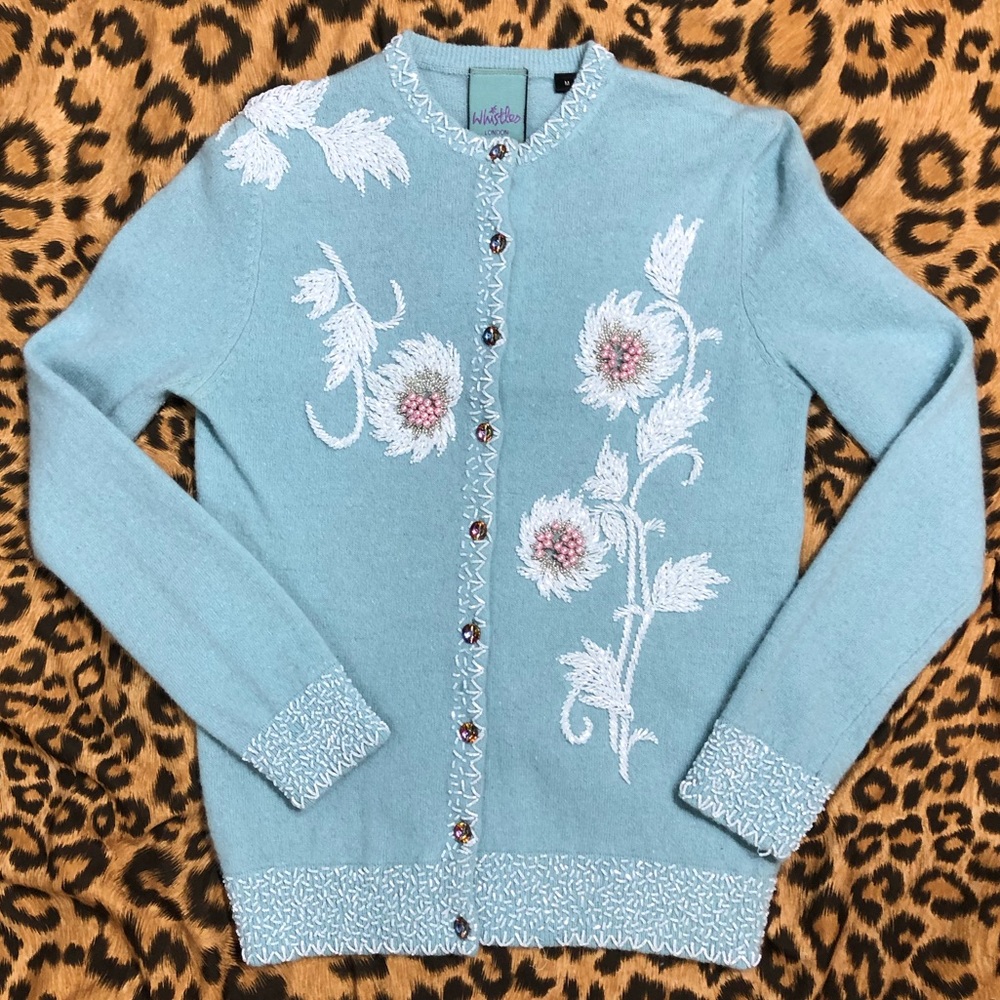 Super sparkly beaded sweater